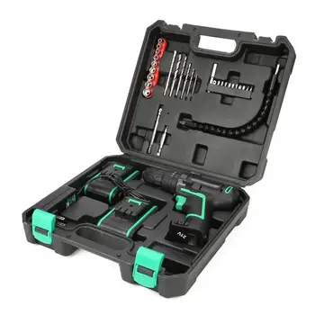

21V Battery Powered Household Power Drill Mini Cordless Electric Screwdriver Hammer Drill