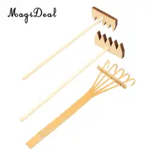 

MagiDeal 3Pieces Rake Meditation Accessory for Zen Garden Sand DIY Ornament Decor for Home Decoration Shops Hotels Decoration