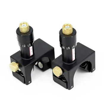 

2pcs Magnetic Planer Blade Calibrators Knife Jointer Setting Jig Gauge Woodworking Setter Tool with Wood Box