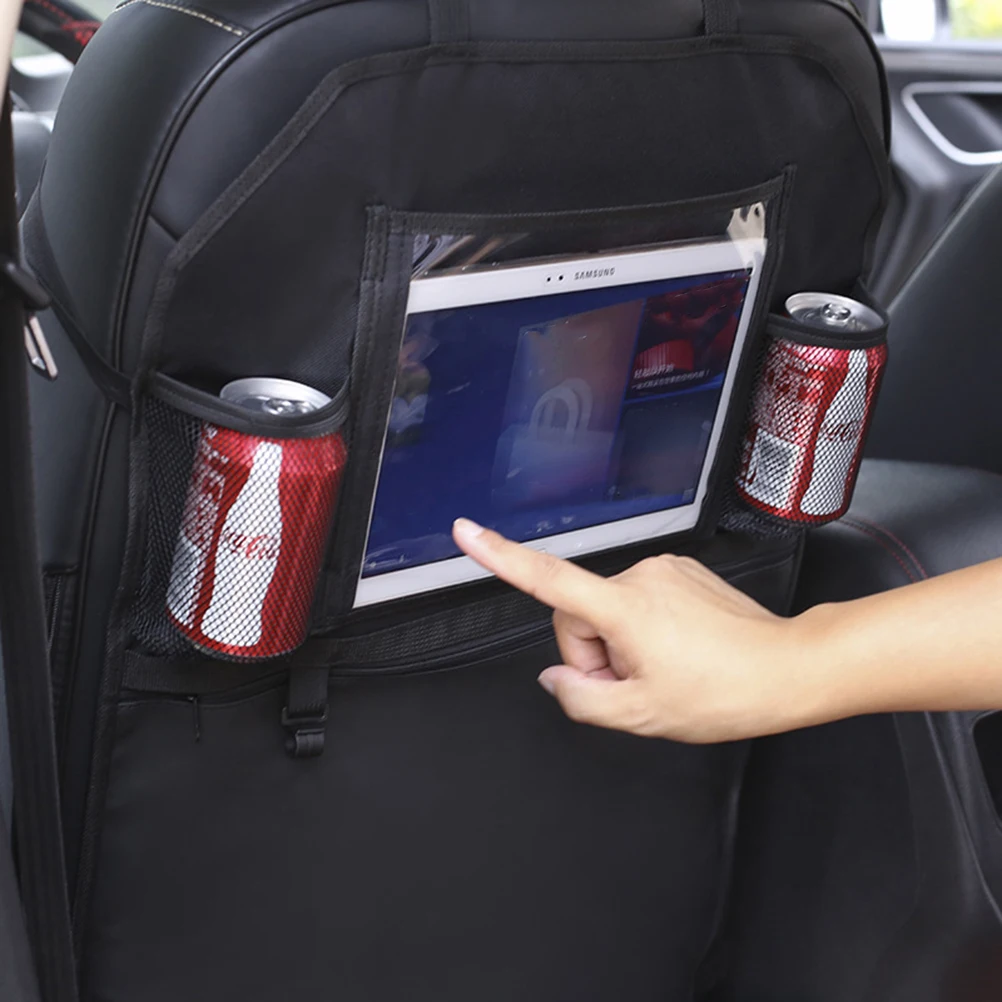 

Watewproof Car Backseat Organizer Car PVC Touch Screen Phone Pouch IPad Holder Car Styling Seat Storage Bag Food Holder