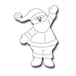 Рождественский Санта Клаус металлический трафарет для DIY Скрапбукинг декоративное тиснение костюм Бумага карты высечки шаблон
