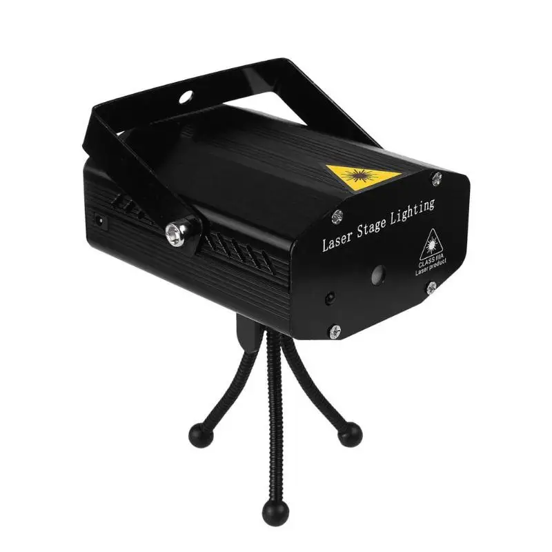 

Mini Black Shell Portable IR Remote Red Green Laser Projector Lights DJ KTV Home Xmas Party Dsico LED Stage Lighting