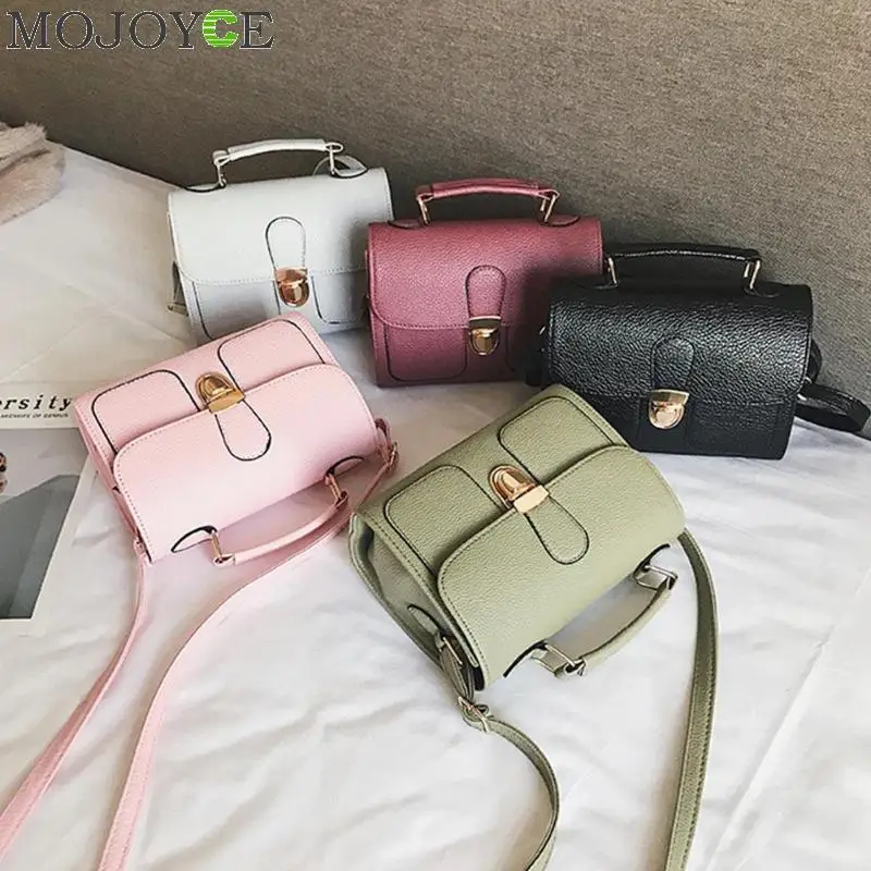 

2018 Summer Fashion Women Bag Leather Handbags PU Shoulder Bag Vintage Small Flap Crossbody Bags for Women Messenger Bags