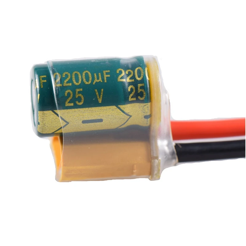 

XT60-CAP 2200UF 25V 2-6S Power LC Filter Module for Flight controller VTX RC Quadcopter Drone Models Spare Part DIY Accessories