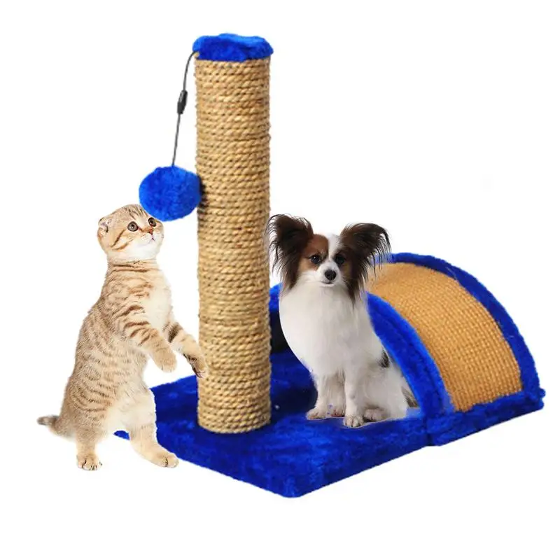 

Pet Bed Cat Tree Climbing Frame Dog Tree Sisal Scratching Post Toy Scratch Board Suitable For Small Dogs And Cats