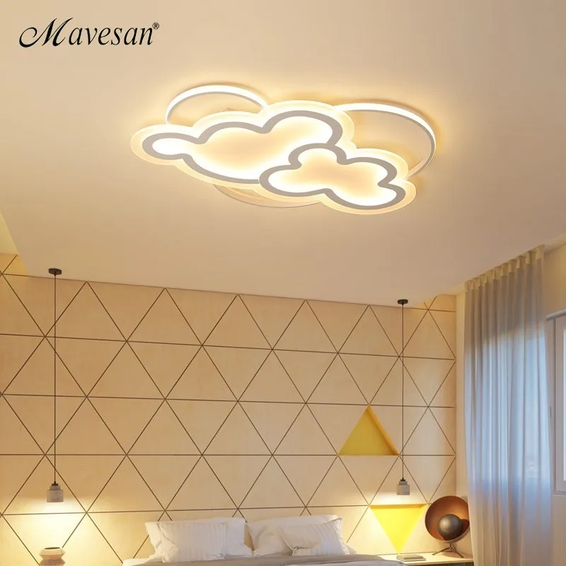 

Kids room Ceiling lamp with remote control support 110V or 220V light ceiling fixtures luminaria teto for study room
