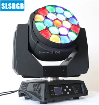 cheap 2 Stks partij Met Flightcase Professionele Stadium Apparatuur Zoom Wash 19Pcs * 15W 4in1 Rgbw Led Bee Eye Moving hoofd Lichten 19X12W Bee
