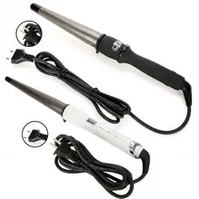 110-240 в, женские бигуди для волос, керамический инструмент для укладки, профессиональные щипцы для завивки волос, Вэйвер, груша, цветок, конус, ЖК-дисплей, ЕС, CN, вилка, Новинка