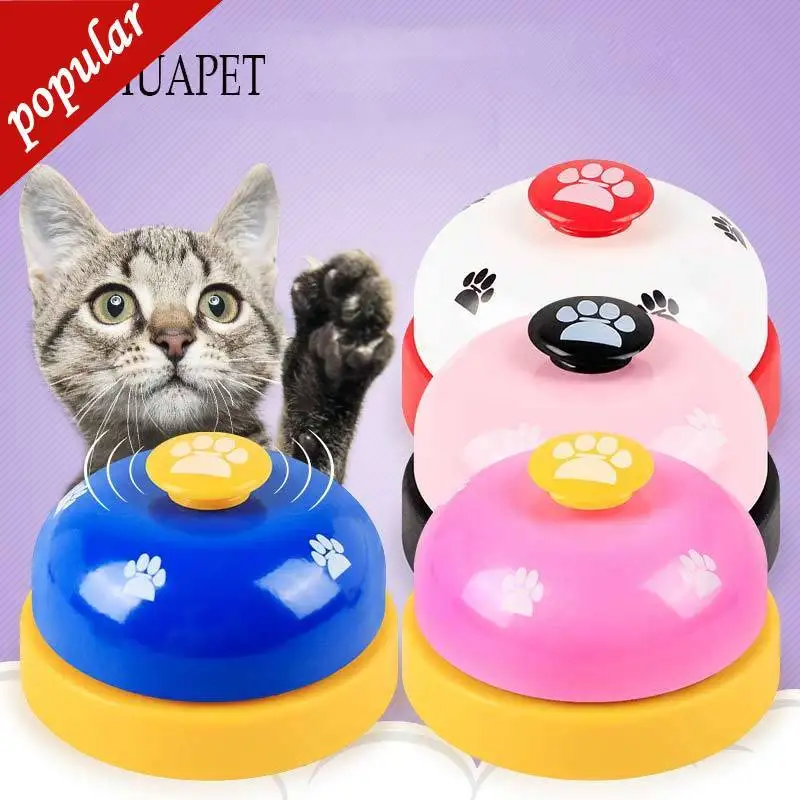 

AHUAPET Training Dog Toys Pet Toy Training Called Dinner Small Bell Footprint Ring Puzzle Food Toy For Teddy Puppy IQ Train E