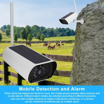 

1080P WIFI Solar Powered IP Camera Outdoor Waterproof CCTV Night Vision Security Camera 2019 New