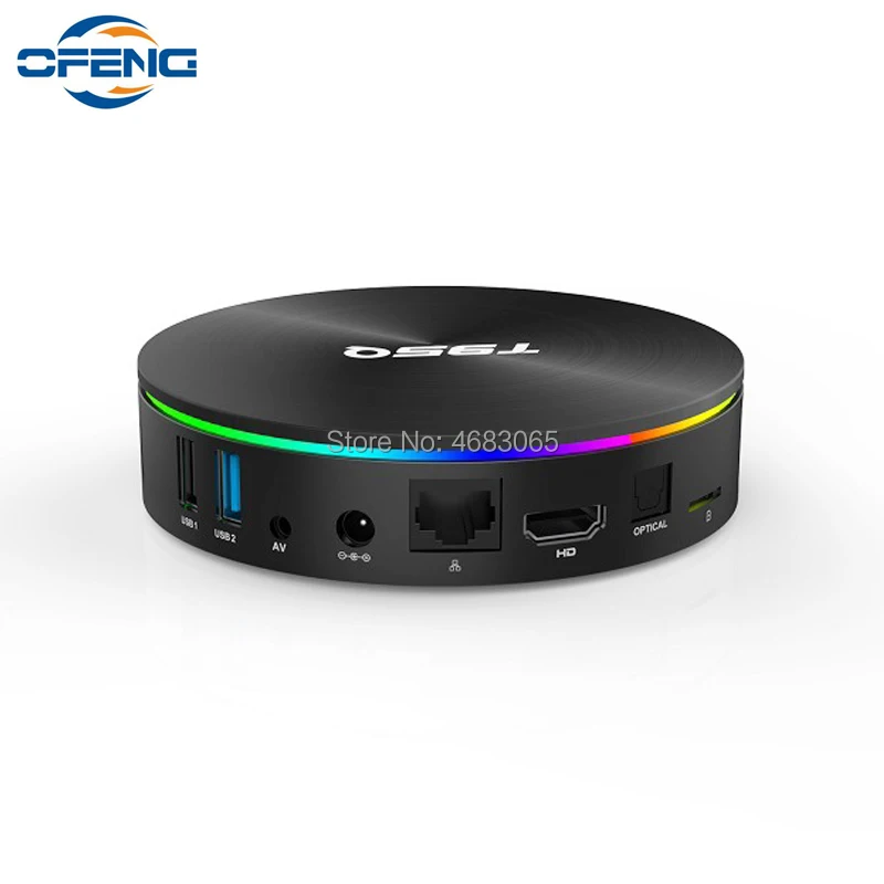 ТВ приставка T95Q Amlogic S905X2 Android 8 1 четырехъядерный процессор 2 4/5 ГГц Wi Fi BT4.1 1000 м 4K