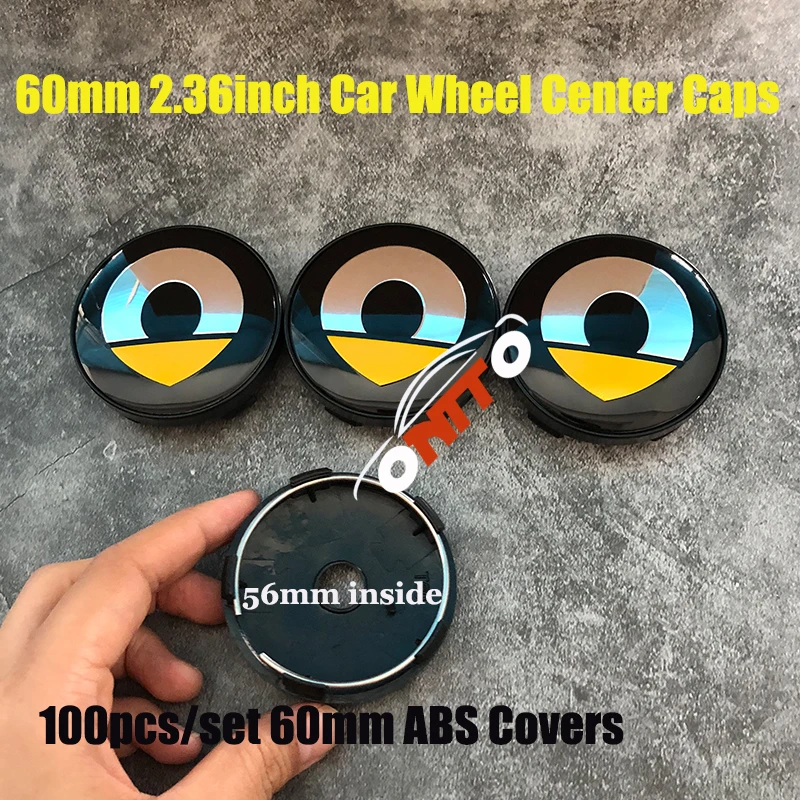 100 шт. колпачки на колеса автомобиля с логотипом для Smart fortwo forfour 2013 2014 2015 2016 2017 20 56