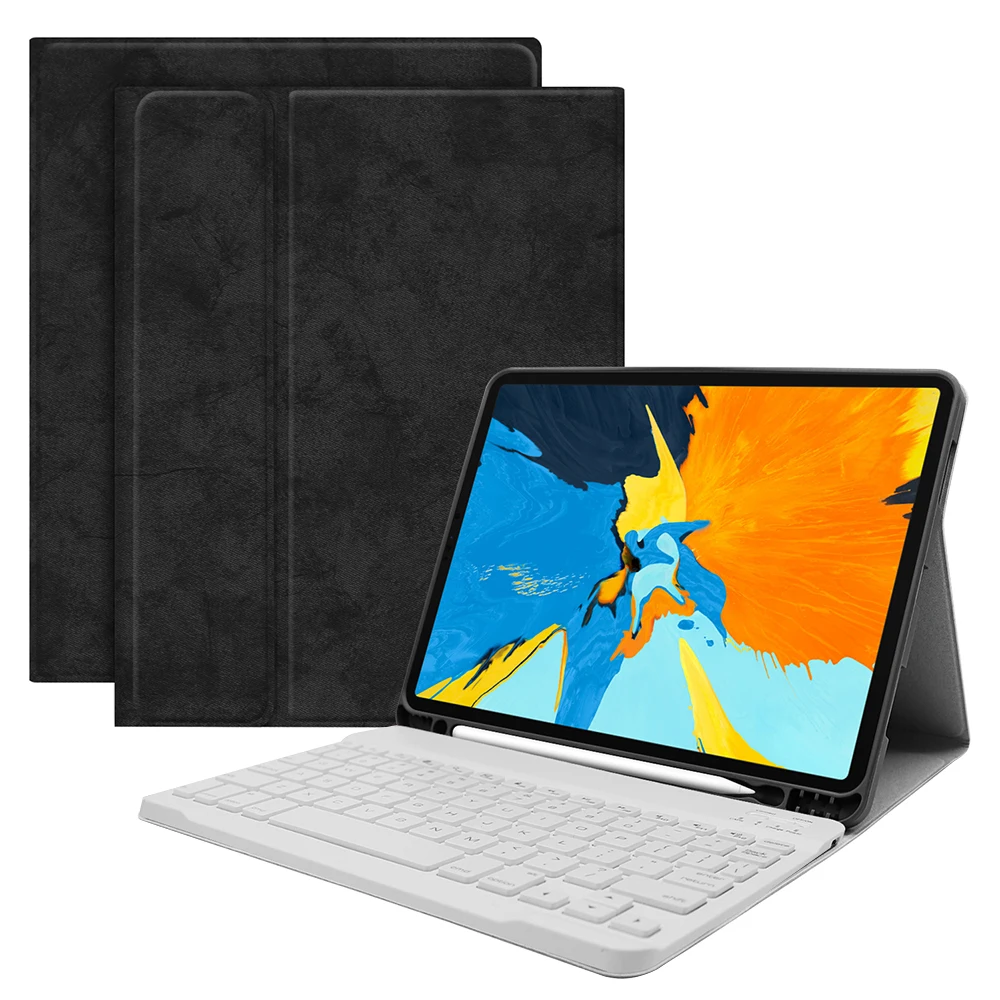 Новый BT беспроводной чехол для клавиатуры iPad Pro 11 планшета с английской