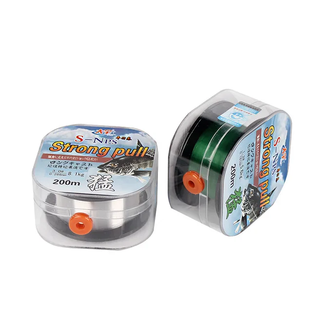 US $4.59 200M Japan Fluorocarbon Coating Fishing Line White Green Brown Sinking Abrasion Resistance Freshwat