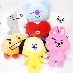 20 см Kawaii BTS Мальчики TATA VAN COOKY CHIMMY SHOOKY KOYA RJ MANG bt21 плюшевая кукла игрушка подарок для детей