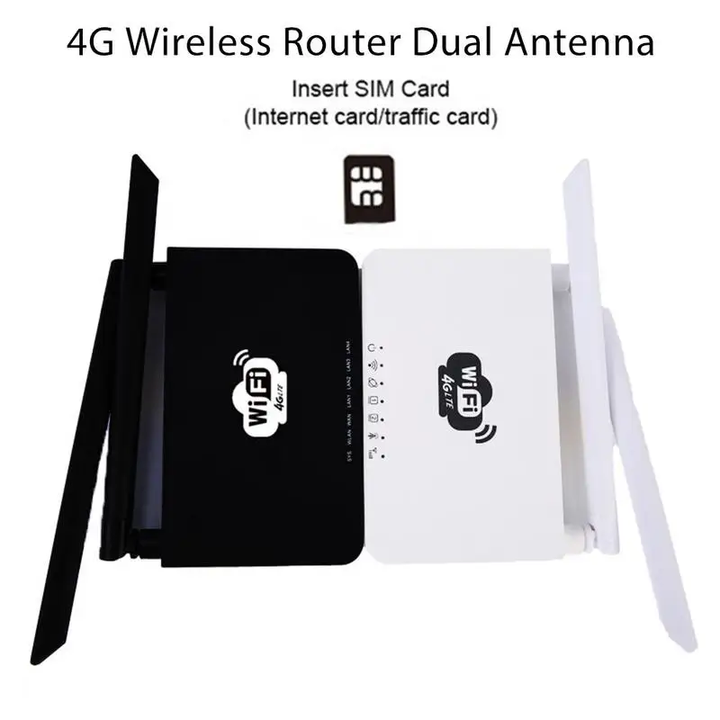 

4G 300 Mbps Wireless Router Wi-Fi 1SIM + 1WAN + 2LAN + 1DC Power Ports