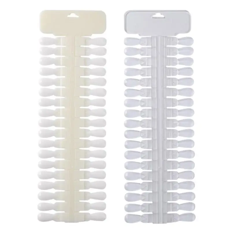 

36pcs Removable False Nail Tips Color Card Nail Art Display Board Rack