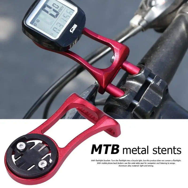 

MTB Road Bike Computer Mount Holder Bicycle Stopwatch Speedometer Camera Phone Flashlight Holder for Garmin Bryton Cateye