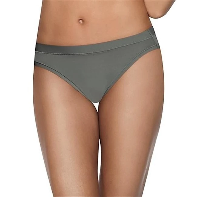 Hanes 617914143367 Ultimate Cool Comfort Bikini Panties Buff Silver
