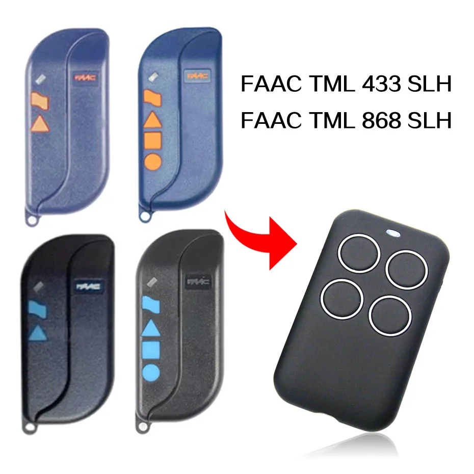 

TELECOMANDO CANCELLO FAAC TML2 433 SLH TML4 868 SLH SLR SLP ROLLING CODE GARAGE