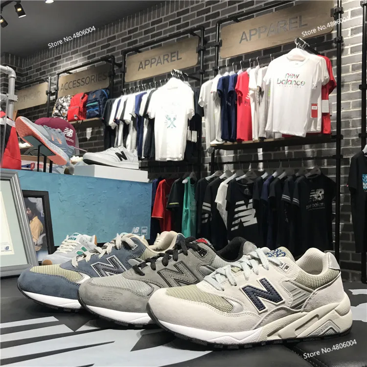 New Balance/nb 580 Мужская обувь для бега женская обувь для отдыха кроссовки Mrt580ds/nv/gy/gk