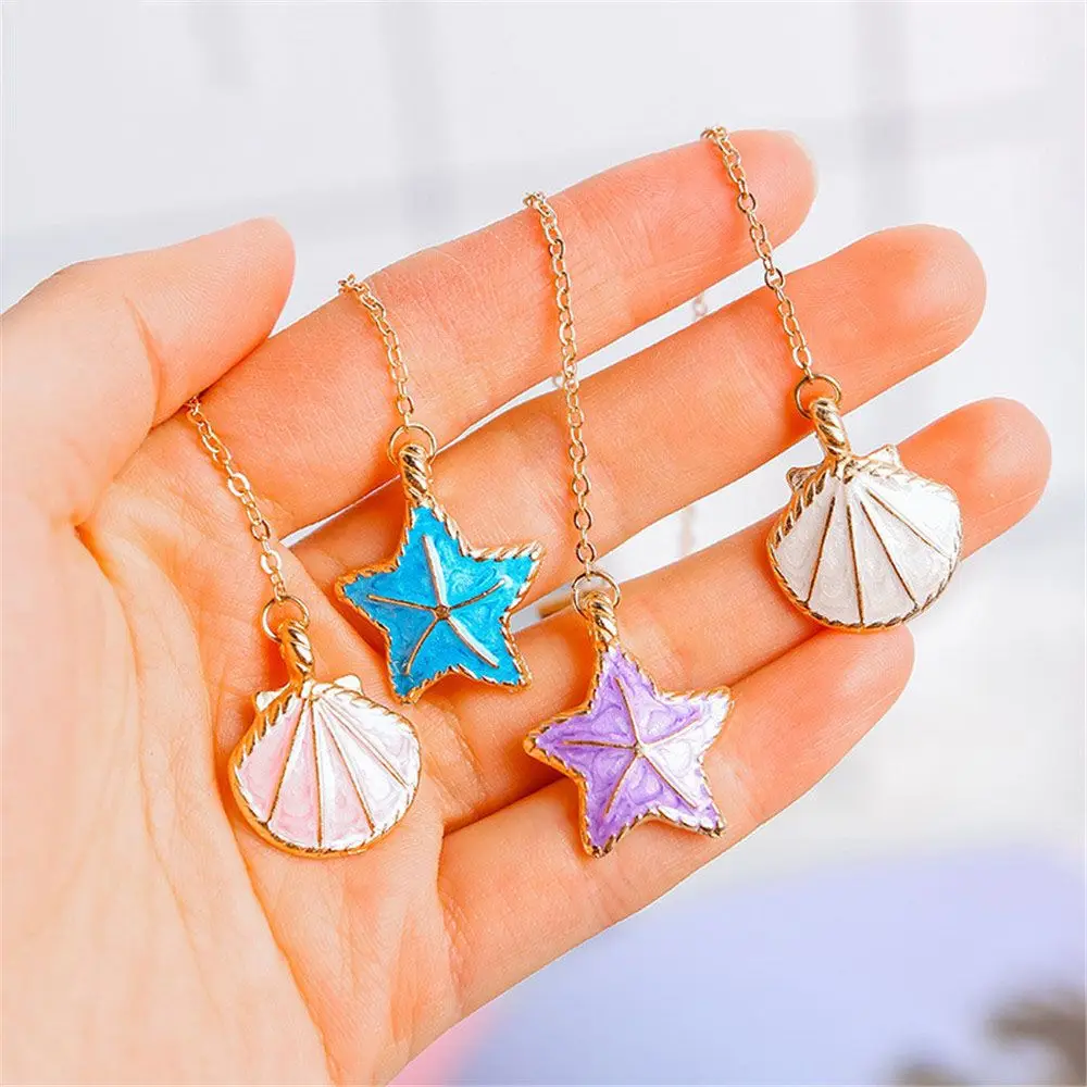 

1pc Novelty Shell Pendant Bookmark Metal Book Labels Kawaii Stationery Dairy Notebook Planner Binder Clips Reading Supplies