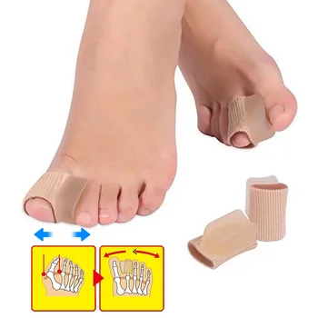 

2Pcs Hallux Valgus Separator Orthoses Corn Toes Corrector Massager Big Toe Sleeve Toe Separator Bunion Adjuster Feet Care