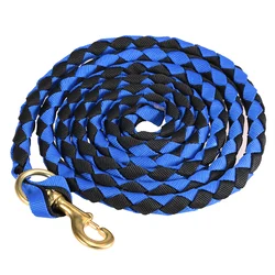 Braided Horse Rope Horse Leading Rope Braid Horse Halter with Brass Snap 2.0M / 2.5M / 3.0M Braided Horse Rope Horse Leading Rope Braid Horse Halter with Brass Snap 2.0M / 2.5M / 3.0M