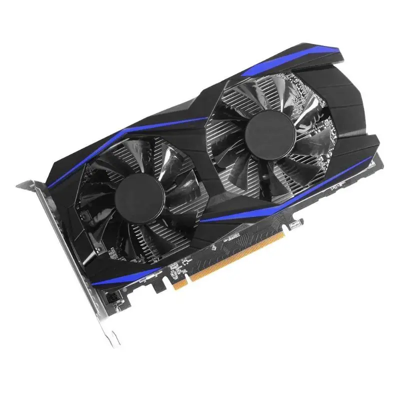 

Retrofit GTX1050TI 4G DDR5 128bit Gaming Video Graphics Card with Dual Cooling Fans HDMI VGA DVI Port PCI-express2.0 air cooling