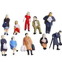 Новинка 100 шт 1/150 окрашенная Модель поезда Люди Цифры масштаб красочные миниатюры микро Пейзаж украшения для мужчин женщин и детей Новинка