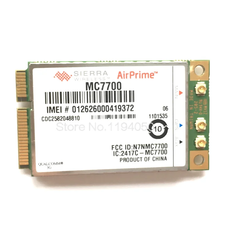 Mini PCI-E 3g WWAN gps модуль Сьерра-MC7700 PCI Express 3g к оператору сотовой связи HSPA LTE 100 Мбит/с плата Wireless WLAN Card gps разблокирована