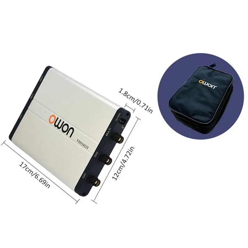 Двухканальный USB осциллограф VDS1022 для Lilip OWON25M|Осциллографы| |