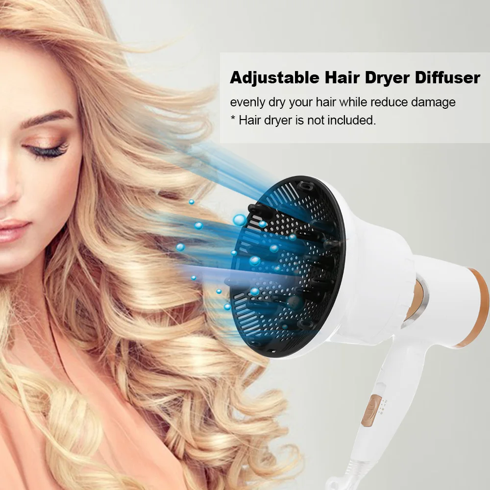 D-ryer диффузор для волос Регулируемый Фен Диффузор для вьющихся ИЛИ волнистых волос аксессуары для укладки волос салонный инструмент для волос