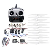F14711-J Радиоуправляемый гексакоптер ARF Электронный: 30A ESC 920KV двигатель KKMulticopter V2.3 плата управления пропеллер Радиолинк T8FB RX& RX