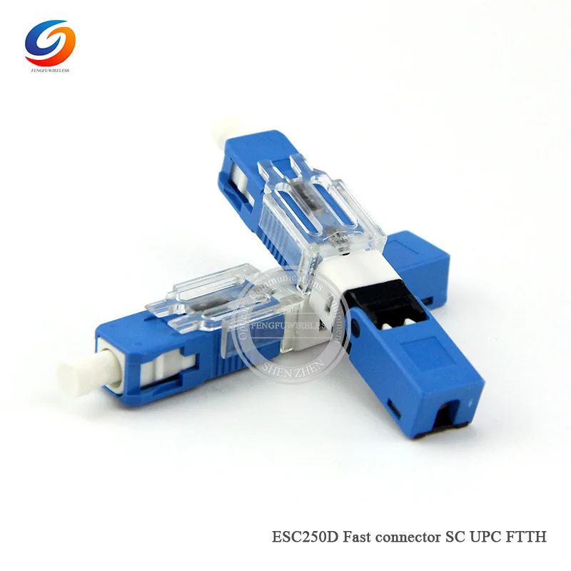 Горячие Высокое качество 100 шт. FTTH ESC250D SC upc-разъем singlemodel встроенный оптический fibe быстрый разъем