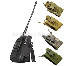 Тактический Molle Чехол Радио Walkie держатель рации сумка наружная посылка Сумка Журнал Mag Карманный нейлоновый спортивный кулон