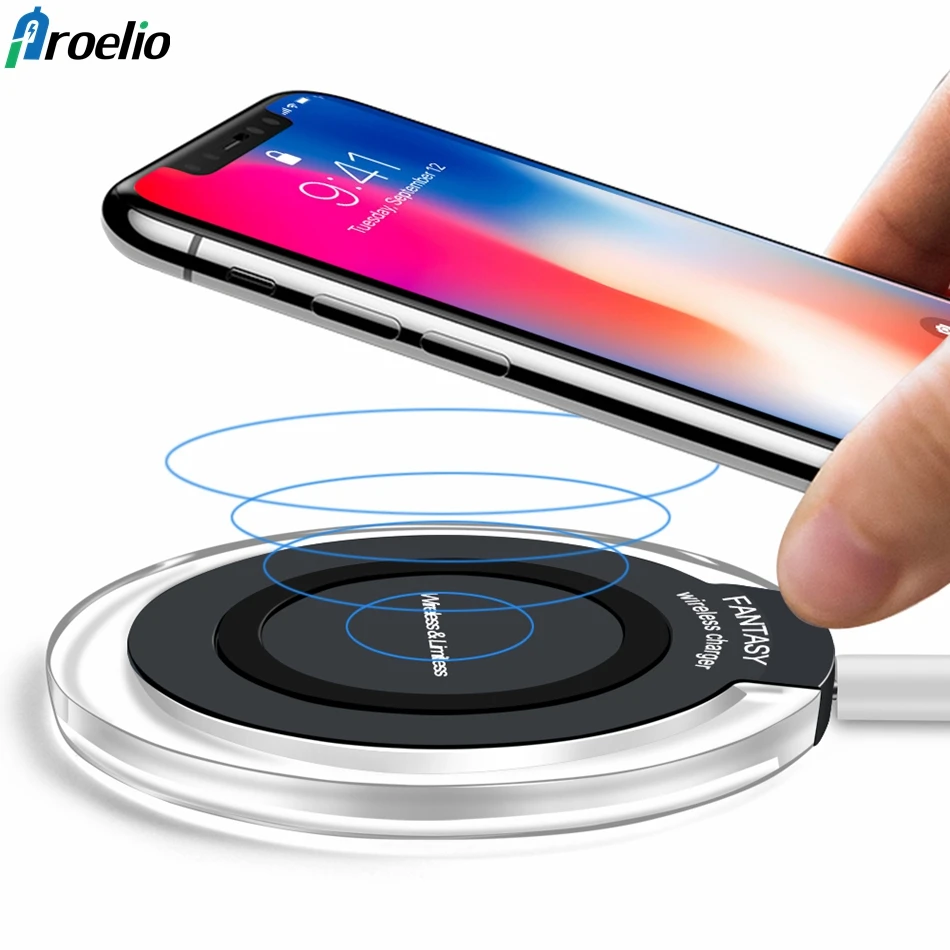 QI Wireless Charger For Samsung Galaxy S9 S8 Plus S7 S6 Note 8 9 Wireless Charging For iPhone XS Max X XR 7 8 USB Phone Charger QI Wireless Charger For Samsung Galaxy S9 S8 Plus S7 S6 Note 8 9 Wireless Charging For iPhone XS Max X XR 7 8 USB Phone Charger