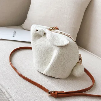 

Female Rabbit Small Leather Crossbody Bags For Women 2020 Luxury Handbags Designer Sac A Main Ladies Hand Shoulder Messenger Bag