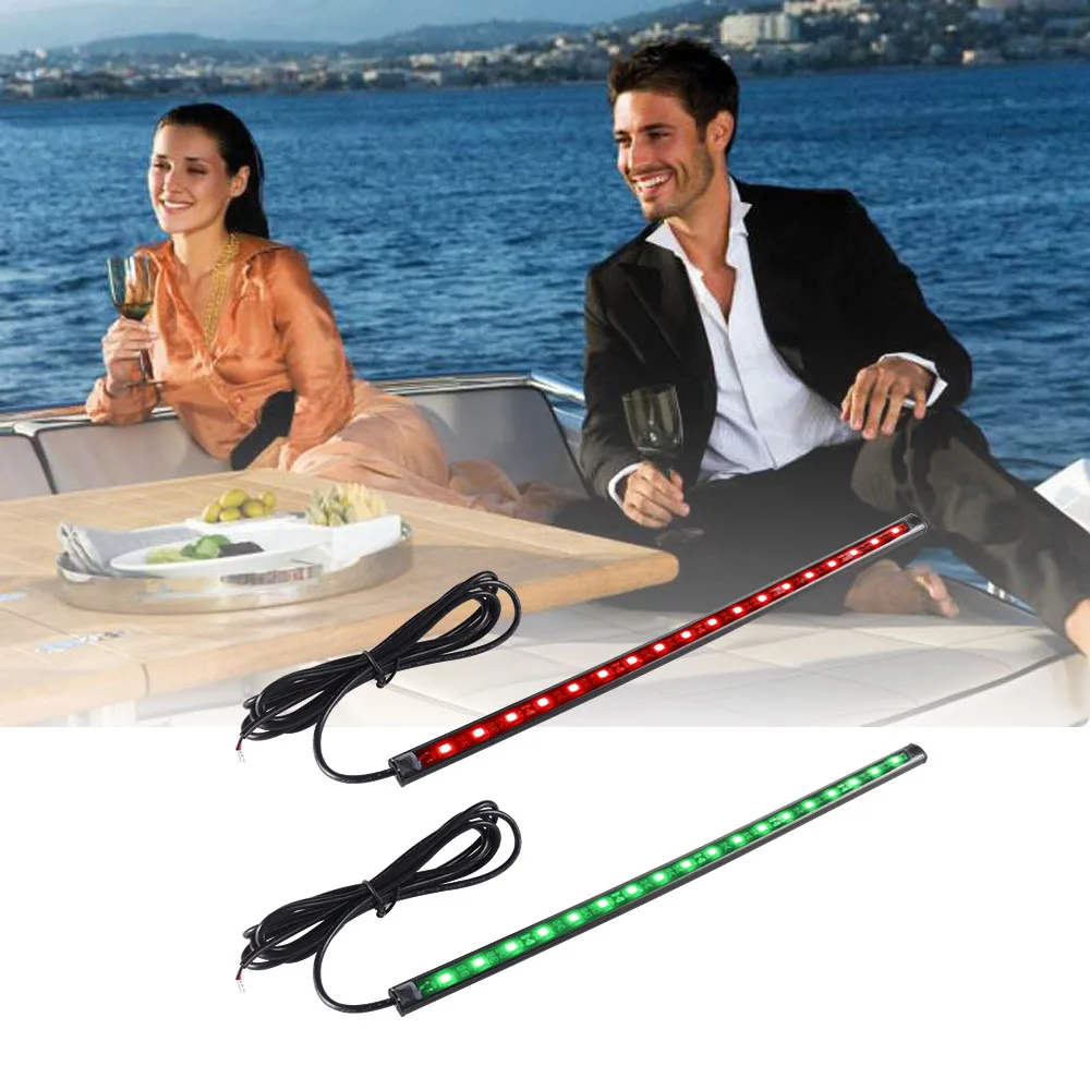

12V Led Waterproof Bow Navigation Light Red Green Sailing Signal Light Navigation Light Kits for Boat Vessel Pontoon Yacht
