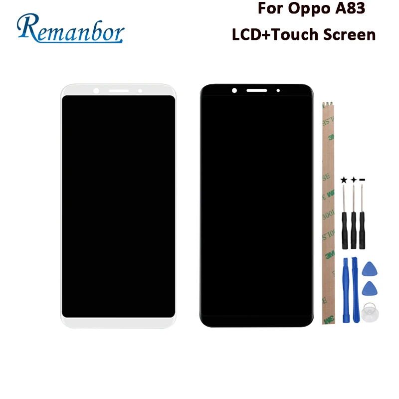 

Remanbor For Oppo A83 LCD Display And Touch Screen Perfect Repair Parts For Oppo A83 Digital Accessory +Tools New Tested 5.7''