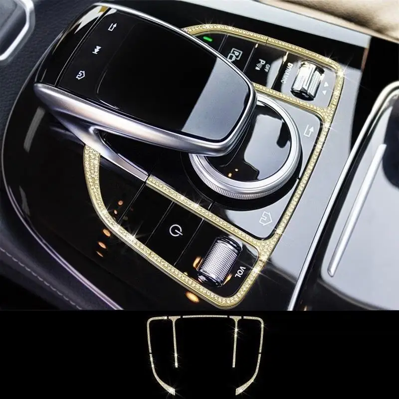 

Auto Control System Interior High-Grade Modification Sticker Strip Covers Car Styling Trim 17 FOR Mercedes Benz E class