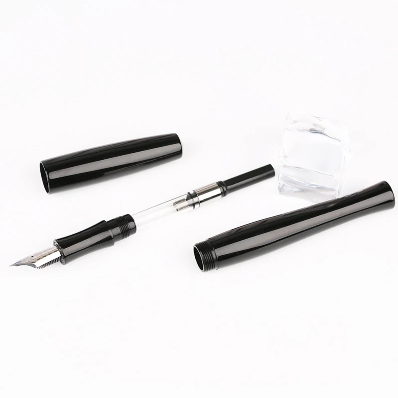 Moonman Penbbs 323 целлюлоидная акриловая перьевая ручка, полимер, без зажима, Иридиевый тонкий наконечник, модный офисный писательский подарочный набор ручек
