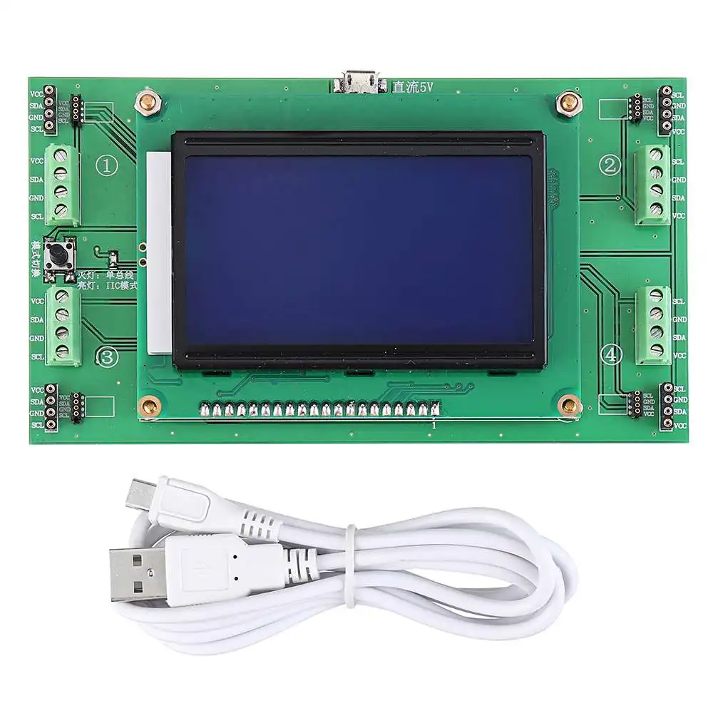 

4 Channel High Precision Temperature and Humidity Sensor Tester with Digital Display