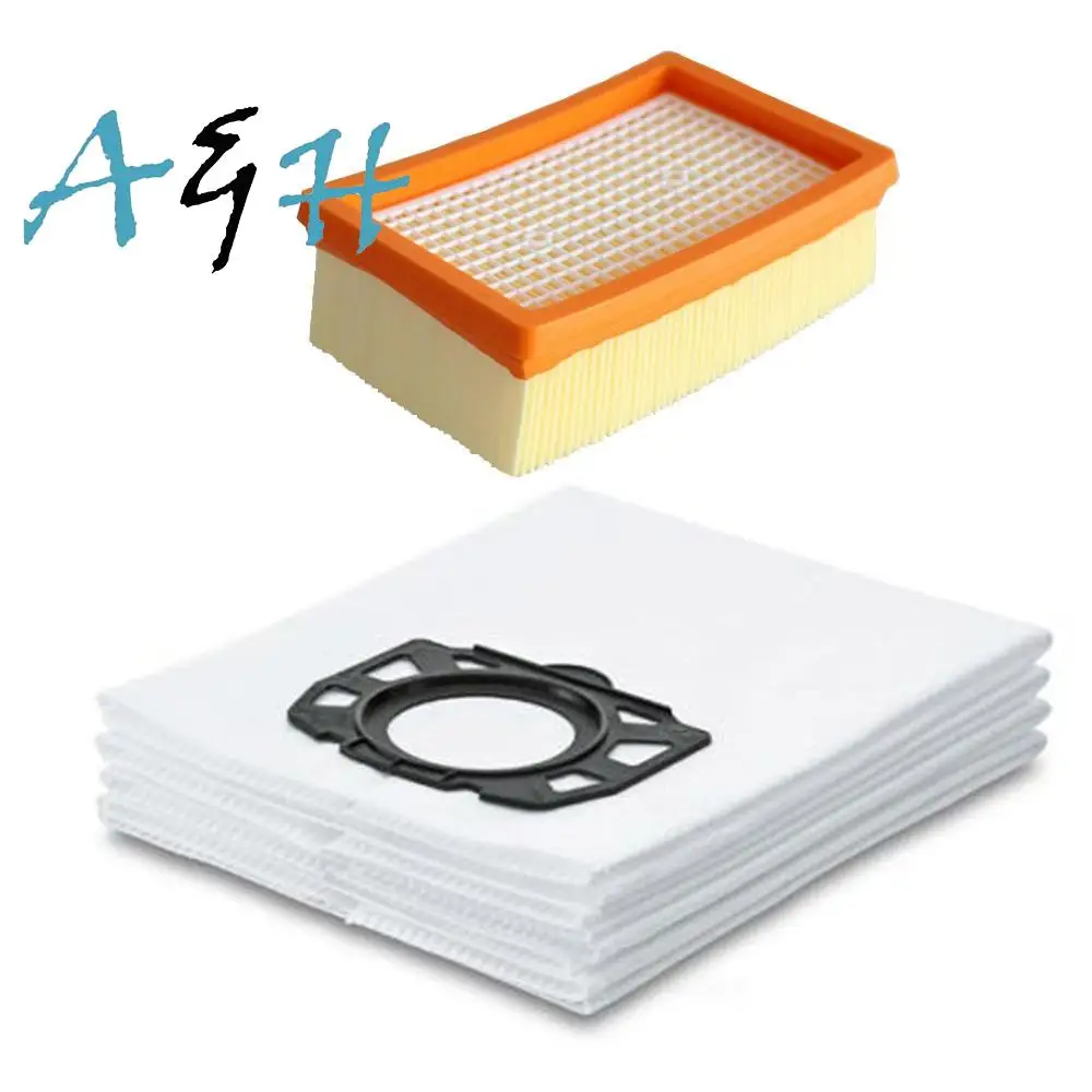 

6pcs MV5 to Karcher Cleaner Bags Karcher WD5999 for MV4 WD4000 WD5 Filter for Vacuum Dust and MV6 WD4 WD6 1pc 7Pcs/lot