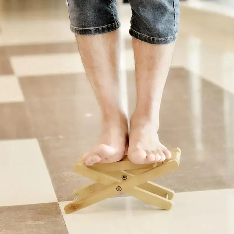 Bamboo Wood Guitar Foot Rest Stool Stand Foldable Acoustic Classic Guitar Pedal Footboard with 3 Adjustable Height Levels Bamboo Wood Guitar Foot Rest Stool Stand Foldable Acoustic Classic Guitar Pedal Footboard with 3 Adjustable Height Levels