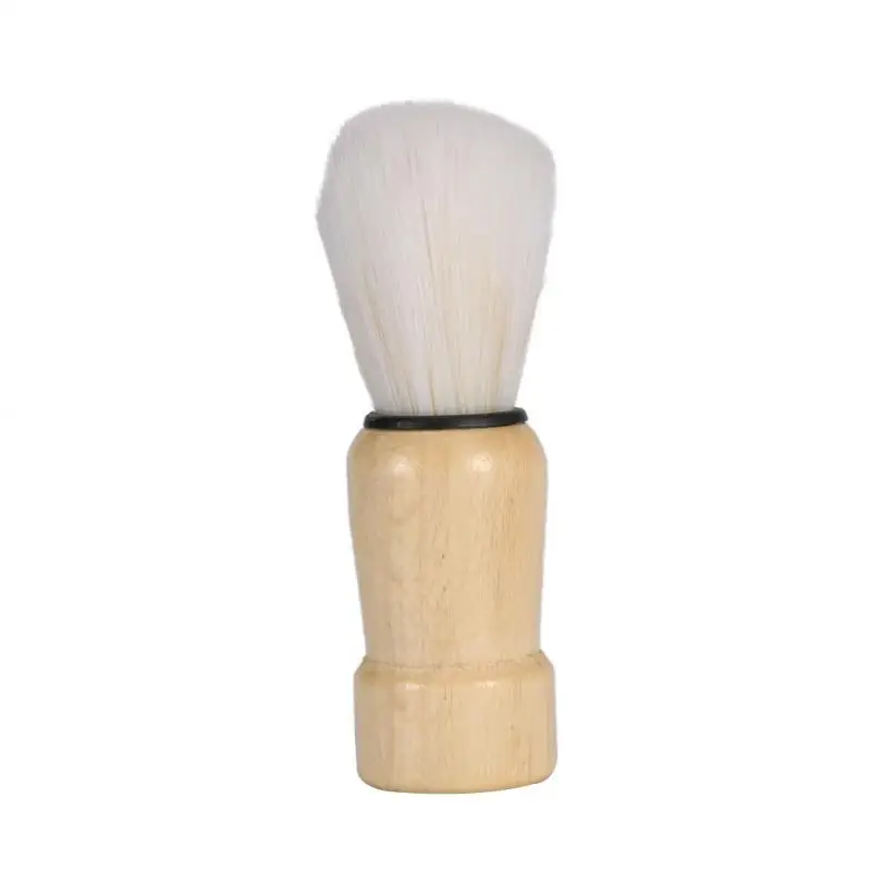 New Men Shaving Brush Salon Facial Beard Shave Tool Razor Cleaning Appliance with Wood Handle Dropshipping | Красота и здоровье