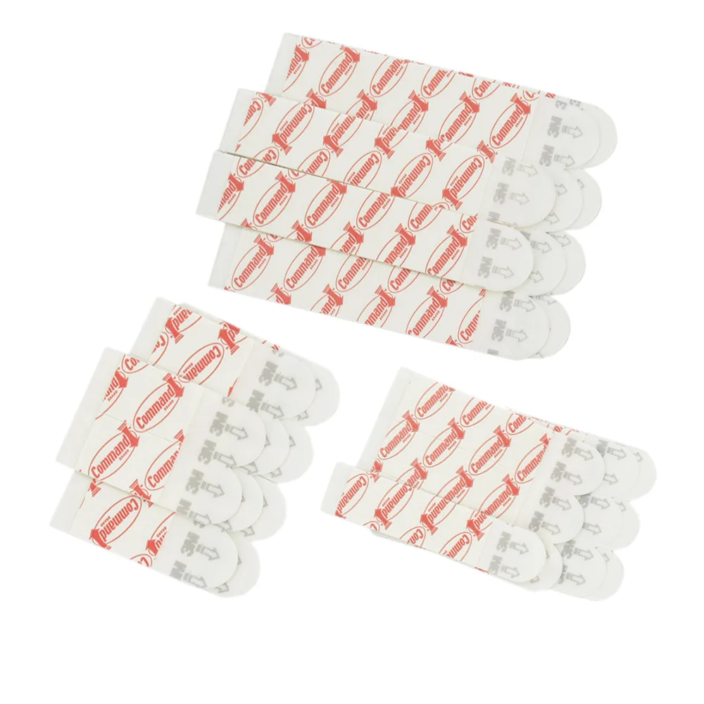 

5Pcs Glue Hook Tape Hang Replace Install Adhesive Stick Hook Command Assorted Mounting Refill Double Sided Replacement Strips