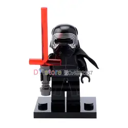 20 шт./лот Star Wars цифры Пробуждение силы капитан фазма Чубакка Kylo Ren Organa здания Конструкторы игрушечные лошадки для детей X0103