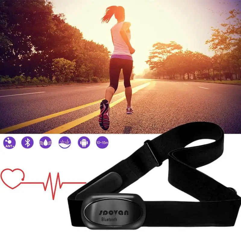 

Chest Strap Belt Bluetooth Sport Heart Rate Monitor Sensor Wireless Smart Outdoor Fitness Equipment Training Sport Watch