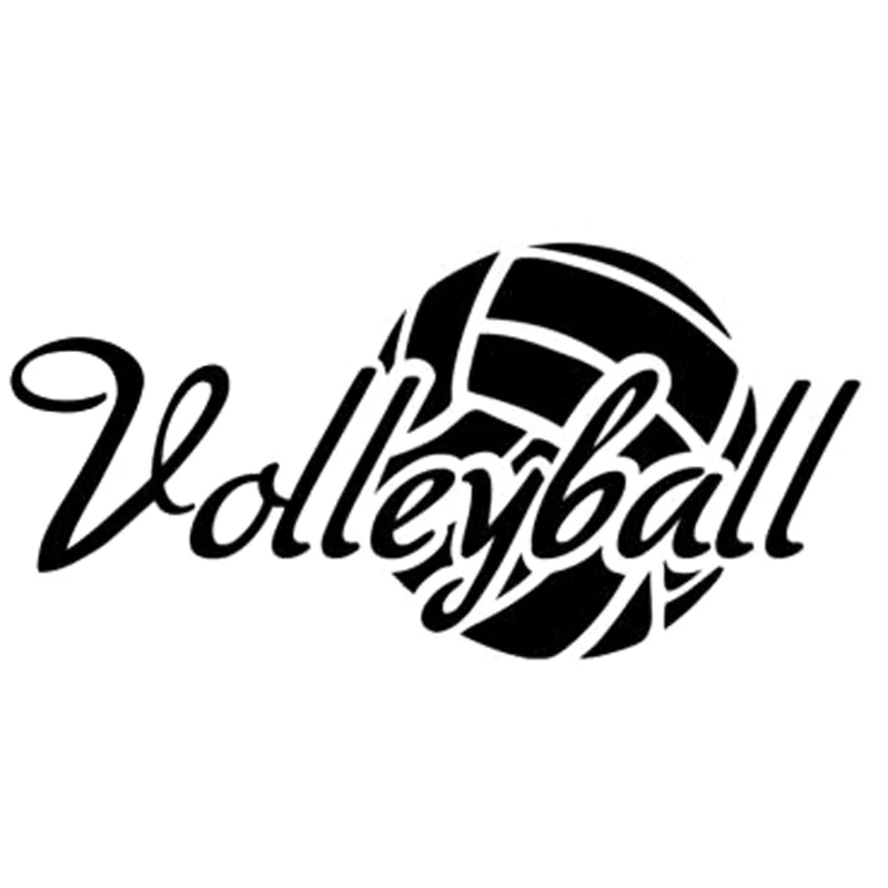 

17.9 Cm * 8 Cm Volleyball Car Styling Motorcycle Car Sticker SUVs Bumper Car Windo Decal Vinyl
